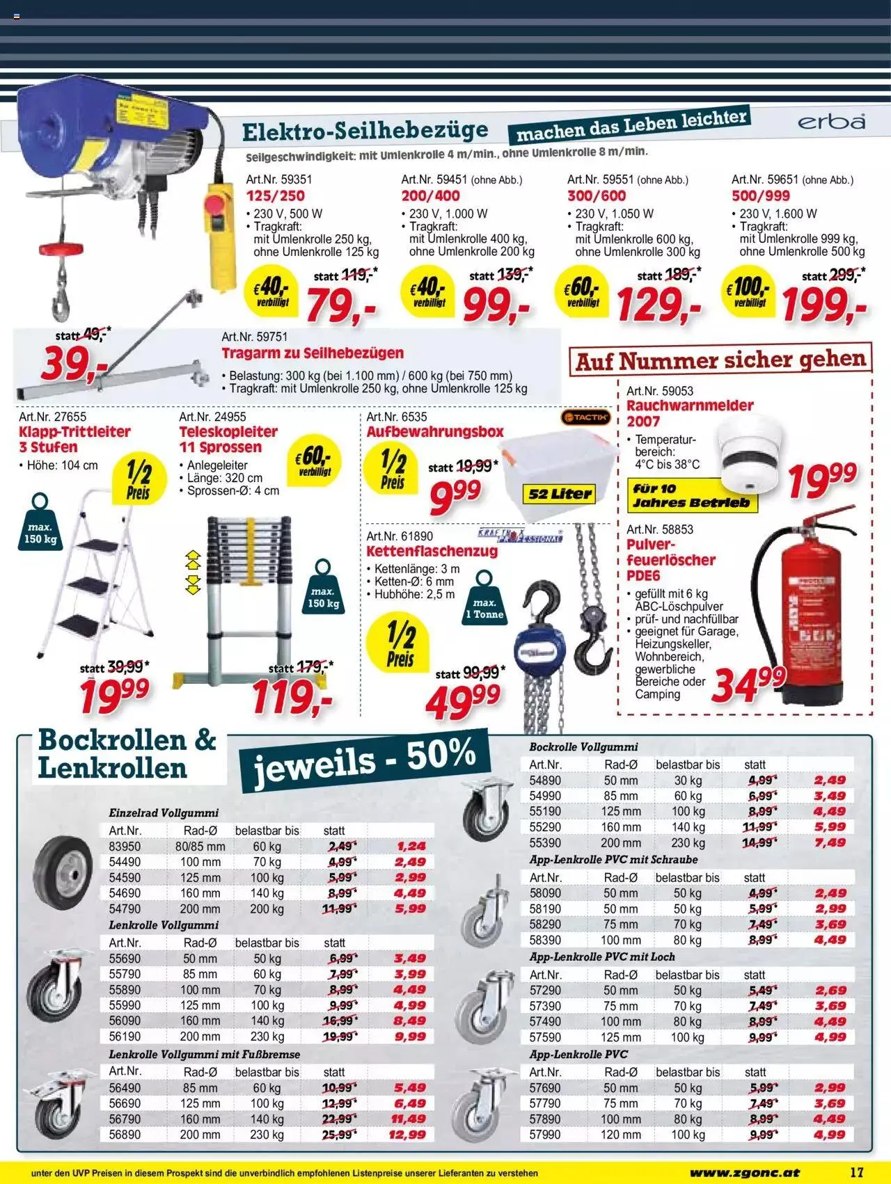 Zgonc Flugblatt Jänner I 2024 von 2. Jänner bis 27. Jänner 2024 - Flugblätt seite 17