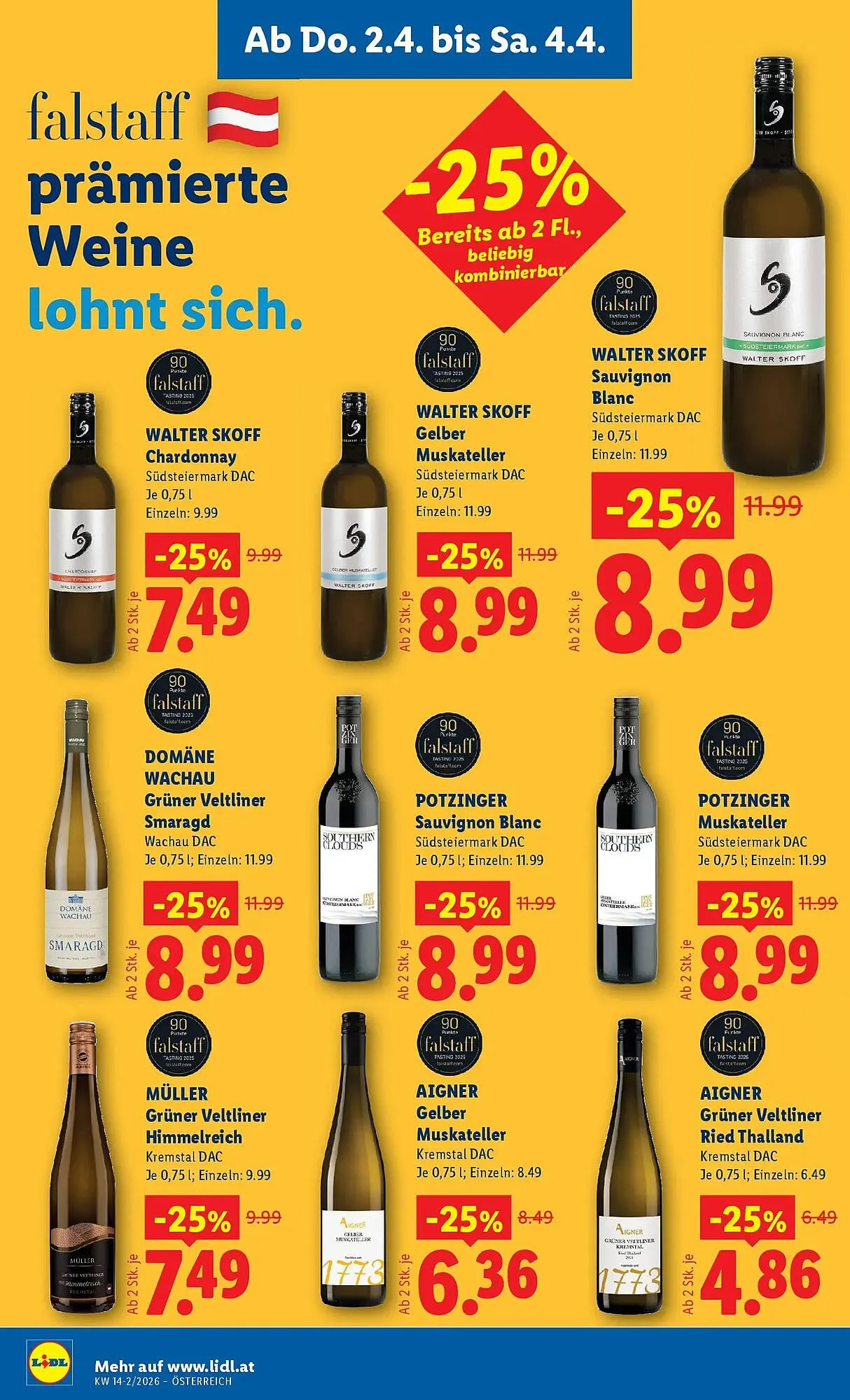 Lidl Flugblatt von 2. April bis 8. April 2026 - Flugblätt seite  14