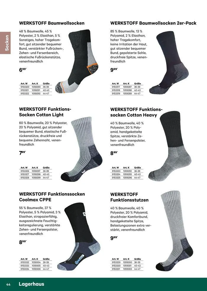 Katalog Bekleidung 2024 von 17. Mai bis 26. Mai 2024 - Flugblätt seite 44