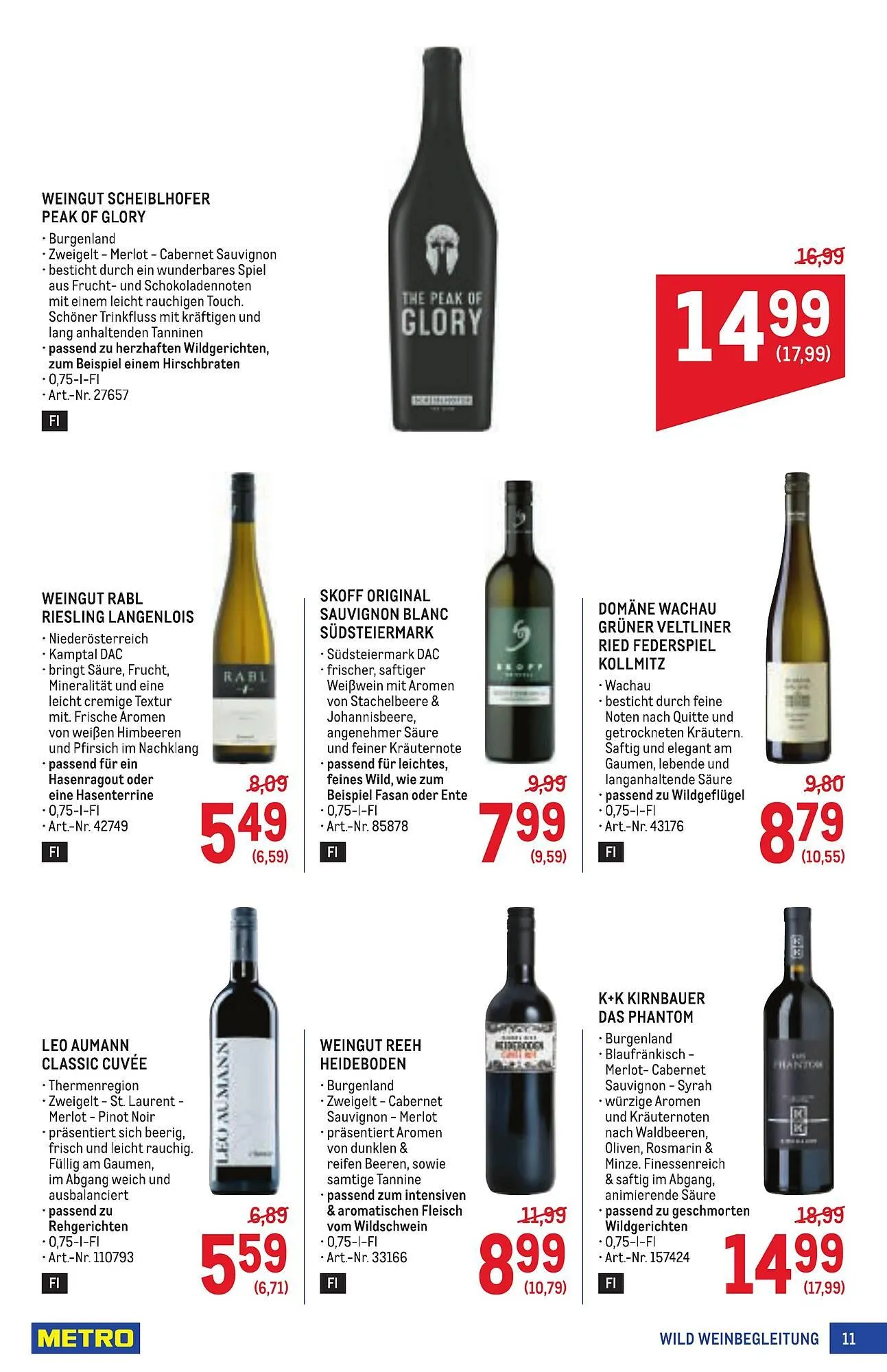 Metro Flugblatt von 18. September bis 26. November 2025 - Flugblätt seite 11