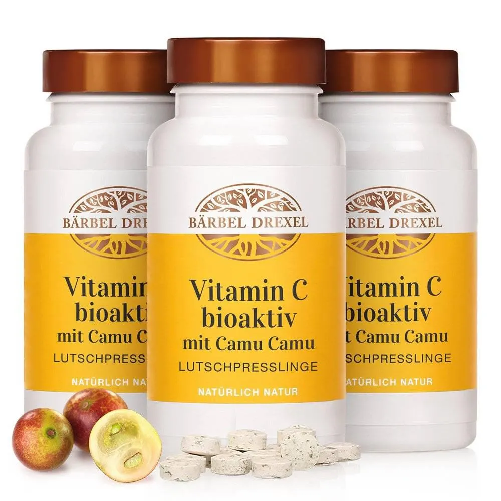 Vitamin C bioaktiv mit Camu Camu Lutschpresslinge