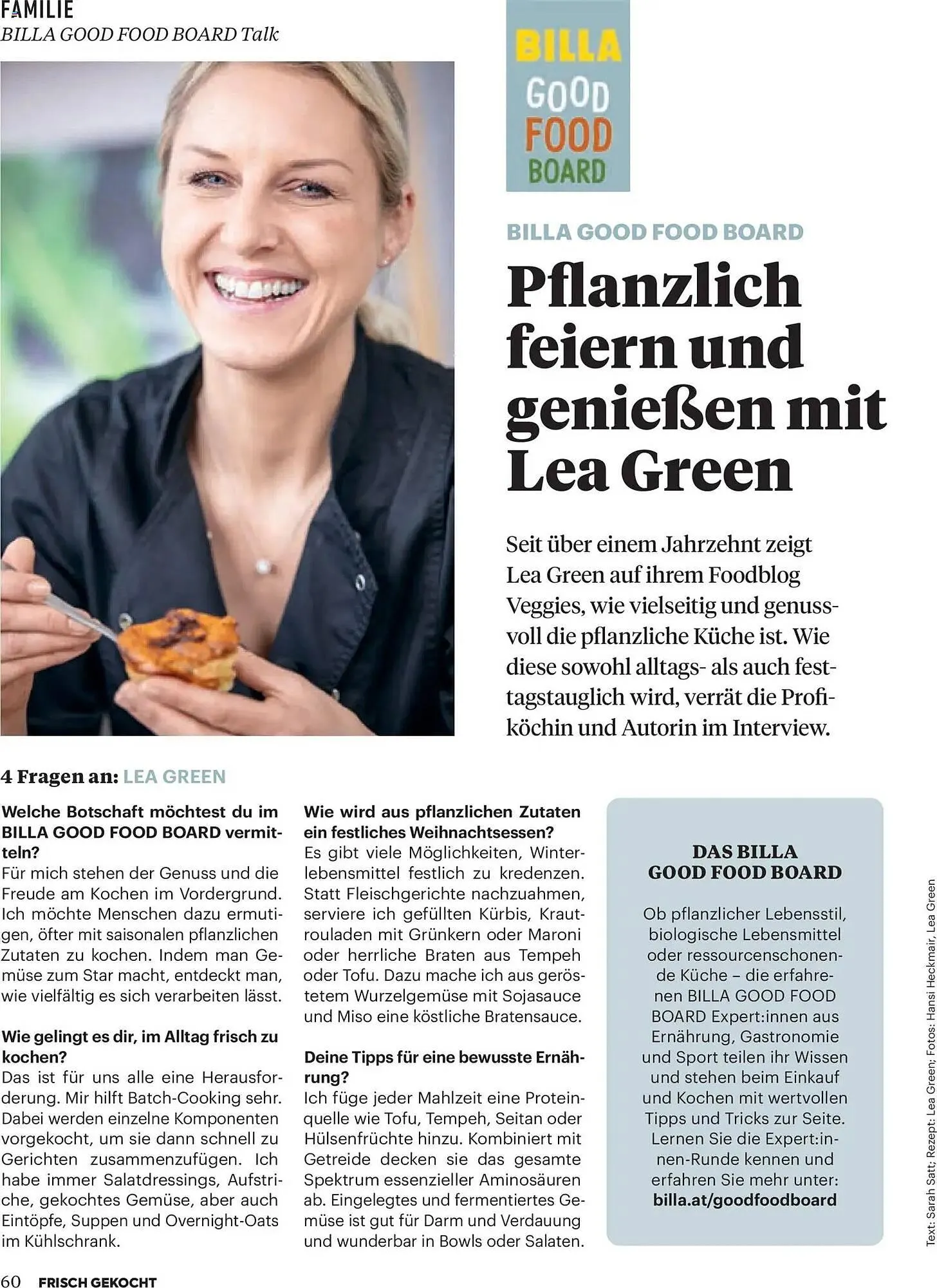 Billa Flugblatt von 1. Dezember bis 31. Dezember 2025 - Flugblätt seite  60