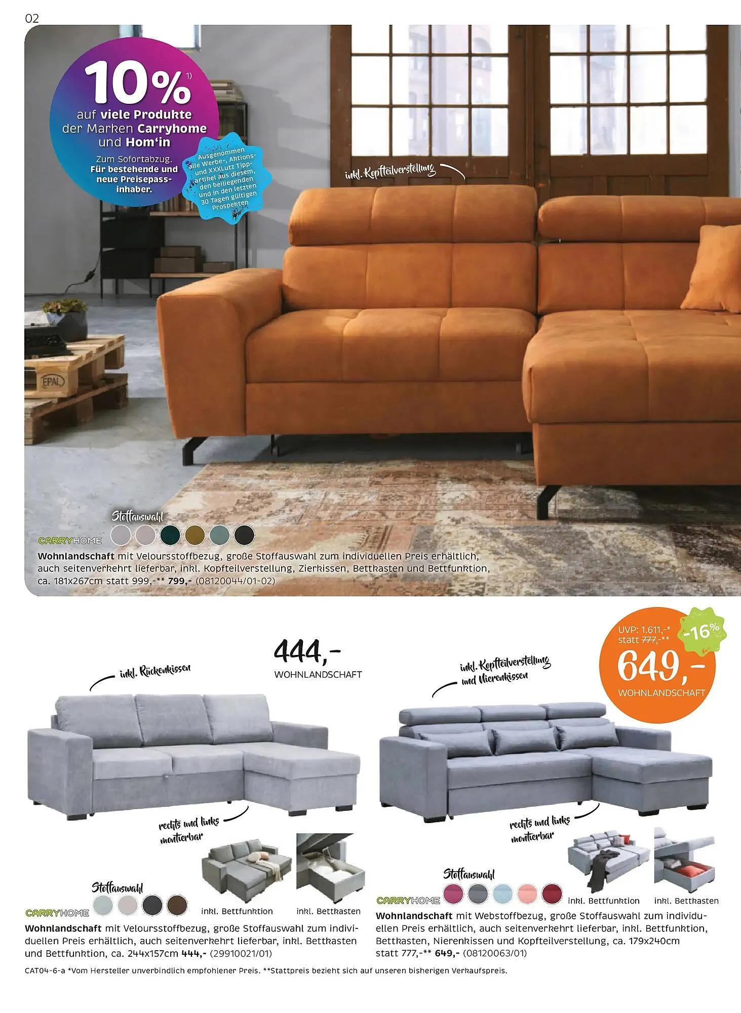 XXXLutz Prospekt von 7. April bis 21. April 2026 - Flugblätt seite  2