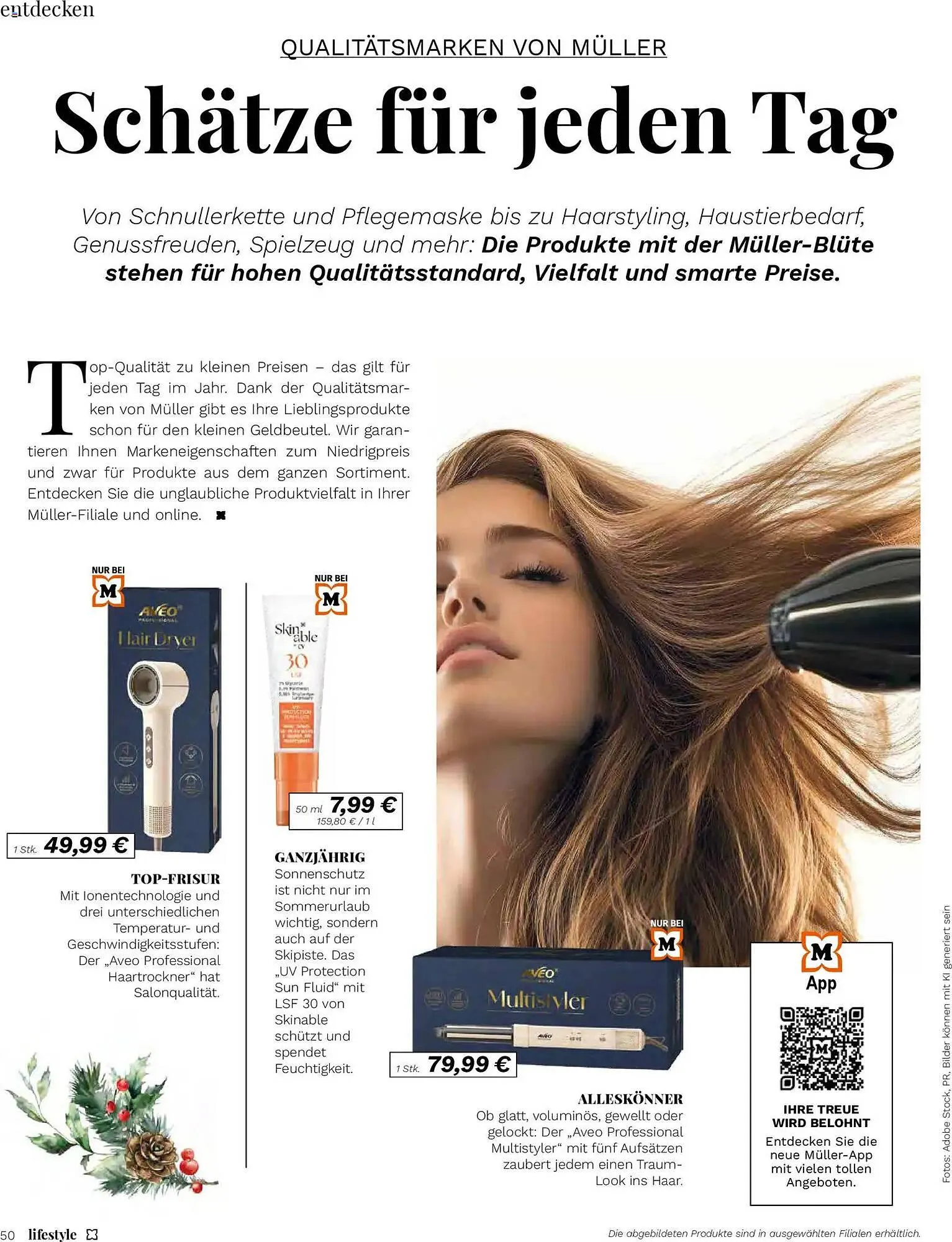 Müller Flugblatt von 17. November bis 31. Dezember 2025 - Flugblätt seite 50