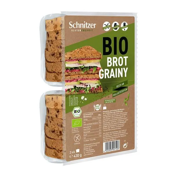 Schnitzer Bio Brot Grainy Glutenfrei