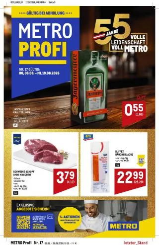METRO Flugblatt - Profi von 6. August bis 19. August 2026 - Flugblätt seite 3