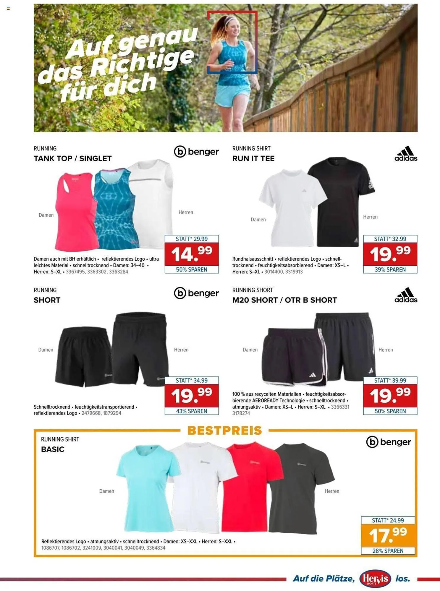 Hervis Flugblatt von 22. April bis 28. April 2024 - Flugblätt seite 15