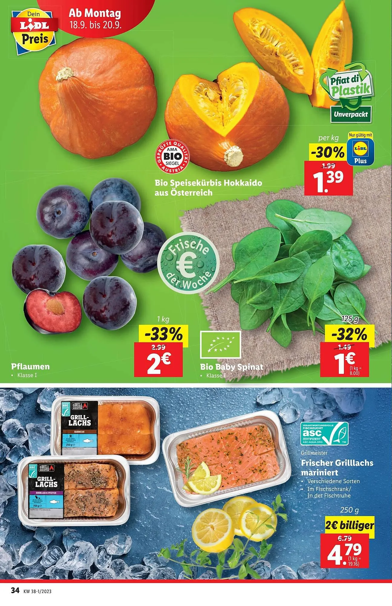 Lidl Flugblatt von 13. September bis 20. September 2023 - Flugblätt seite 34