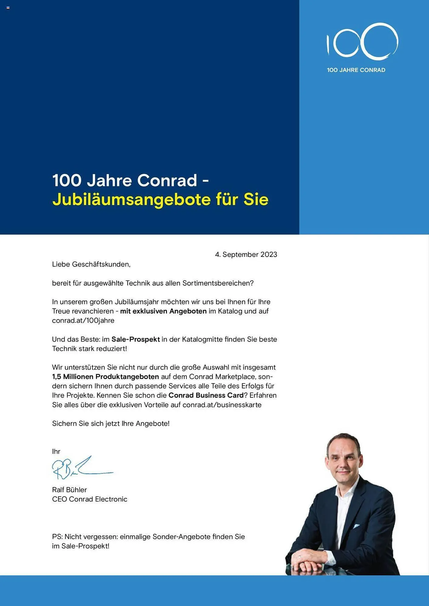 Conrad Flugblatt von 4. September bis 22. Oktober 2023 - Flugblätt seite 2