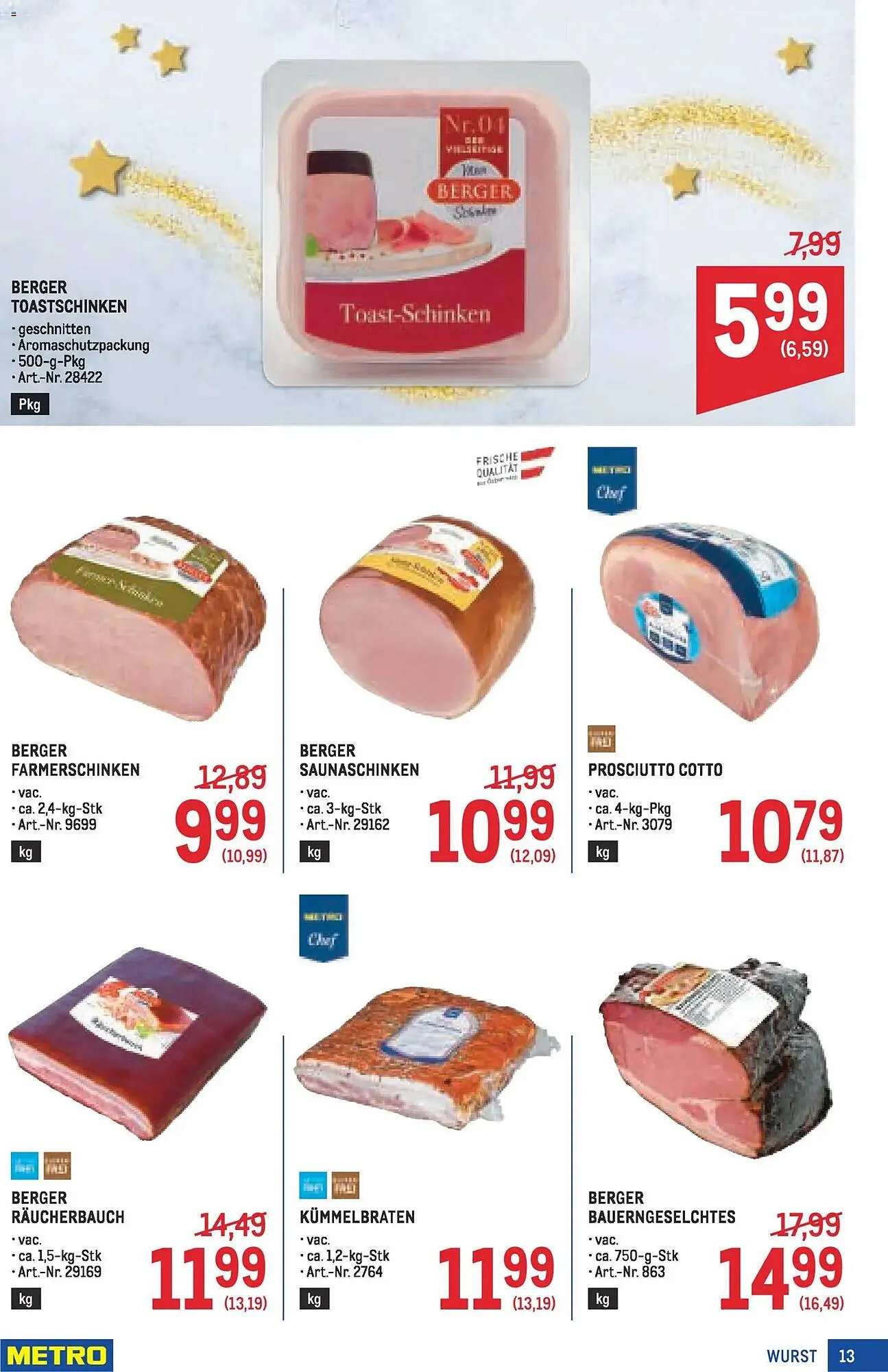 Metro Flugblatt von 13. November bis 26. November 2025 - Flugblätt seite 13