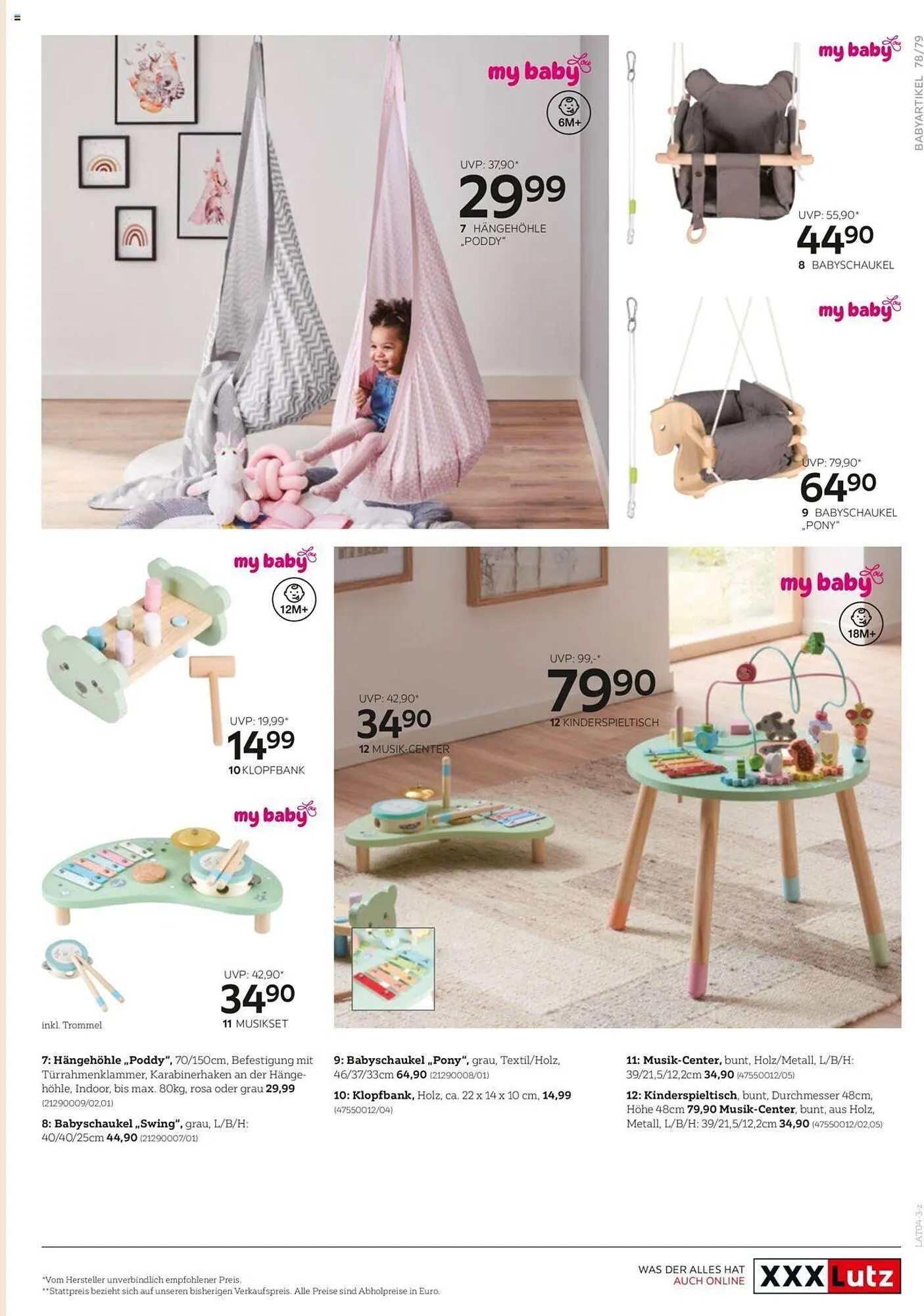 XXXLutz Flugblatt von 18. April bis 31. Dezember 2023 - Flugblätt seite 79