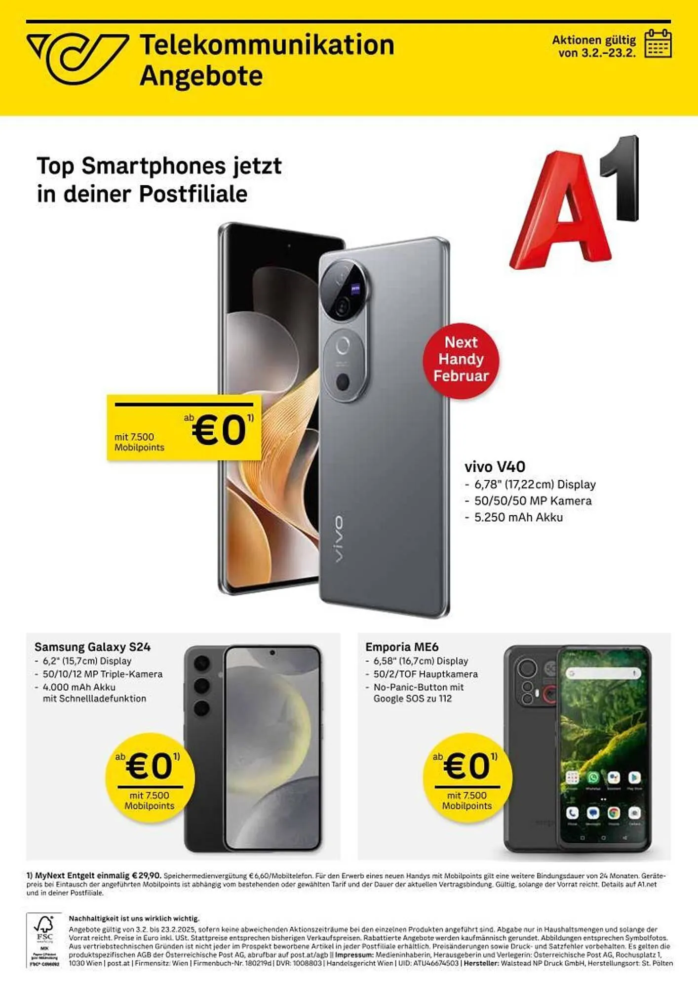 Post Flugblatt von 3. Februar bis 23. Februar 2025 - Flugblätt seite  8