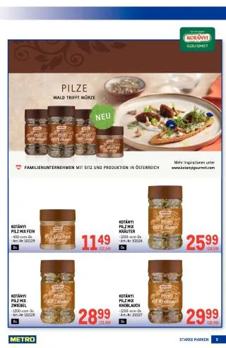 METRO Flugblatt Food - Starke Marken von 20. August bis 2. September 2026 - Flugblätt seite  9