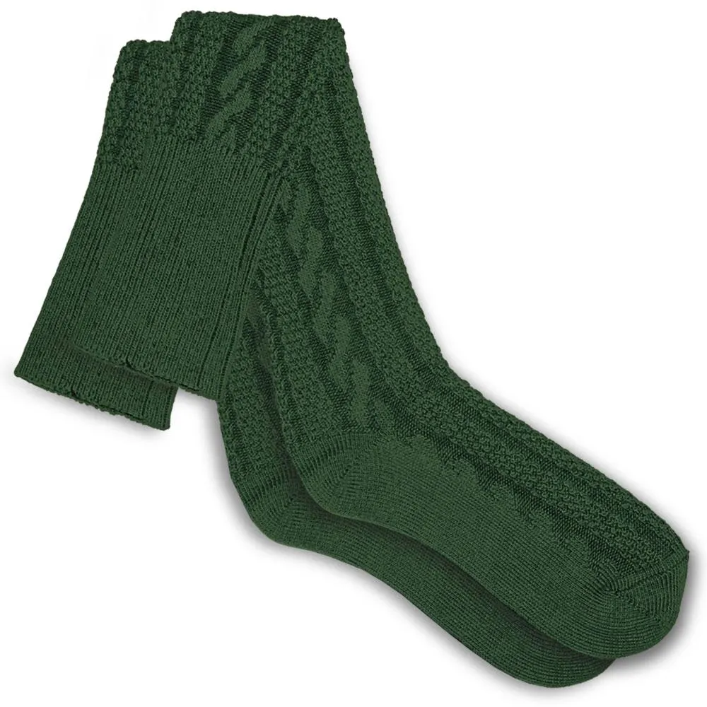 Trachtenstutzen, Dunkelgrün