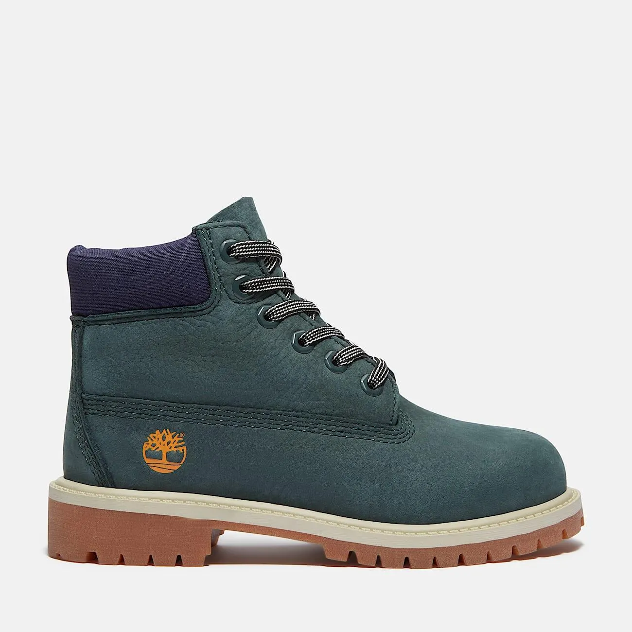 Wasserdichter Timberland® Premium 6-Inch-Boot für Jugendliche in Dunkelgrün