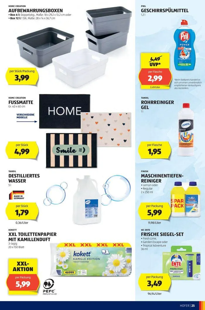 Blättern Sie online im HOFER Flugblatt von 22. Mai bis 5. Juni 2024 - Flugblätt seite  29