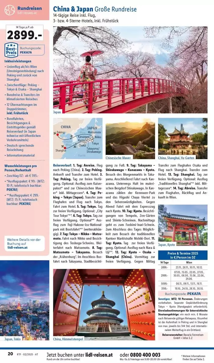 Aktuelle Reiseprospekte Themenprospekt Februar von 12. Februar bis 15. März 2025 - Flugblätt seite 20