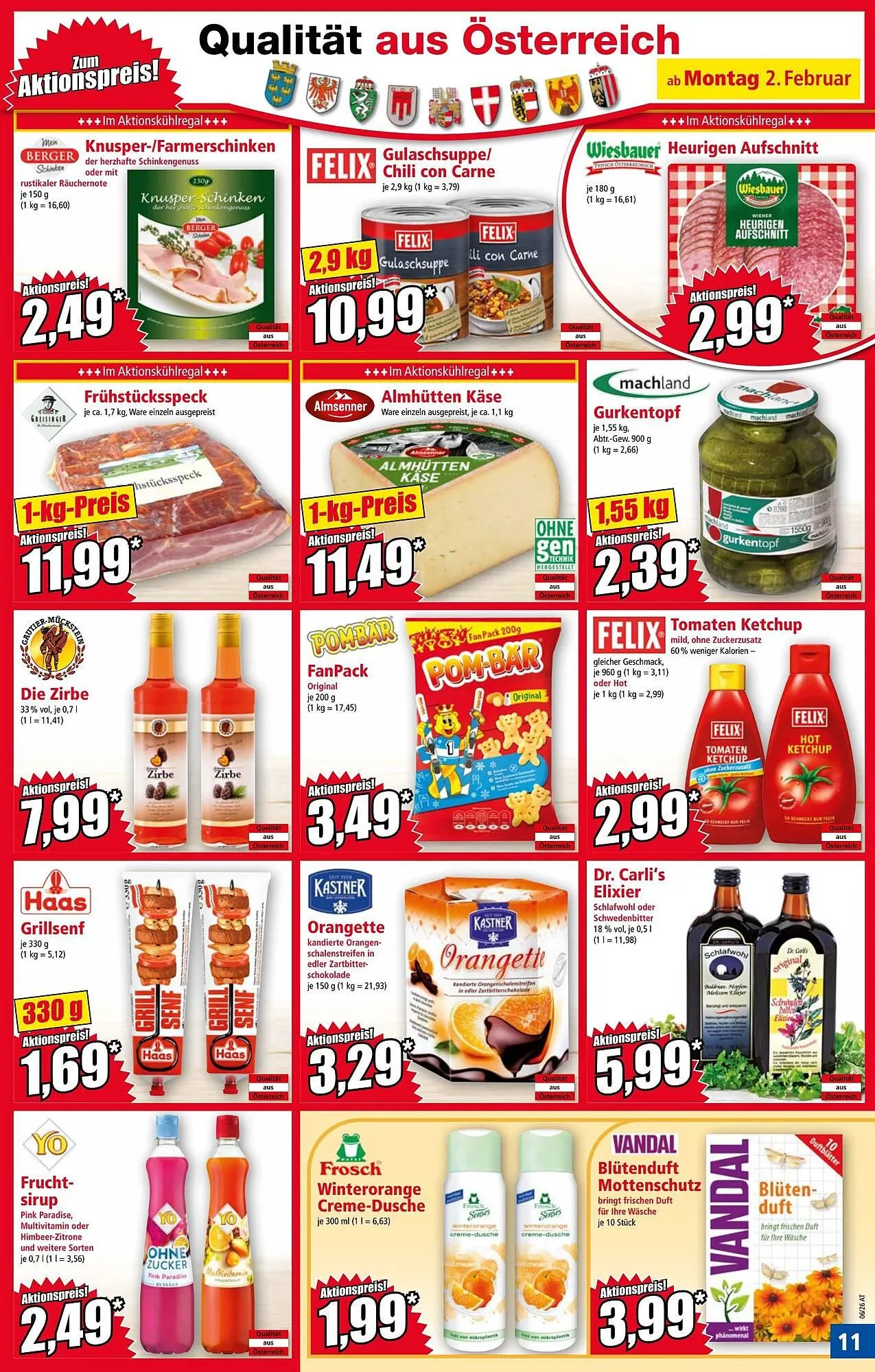 Norma Prospekt von 2. Februar bis 8. Februar 2026 - Flugblätt seite  11