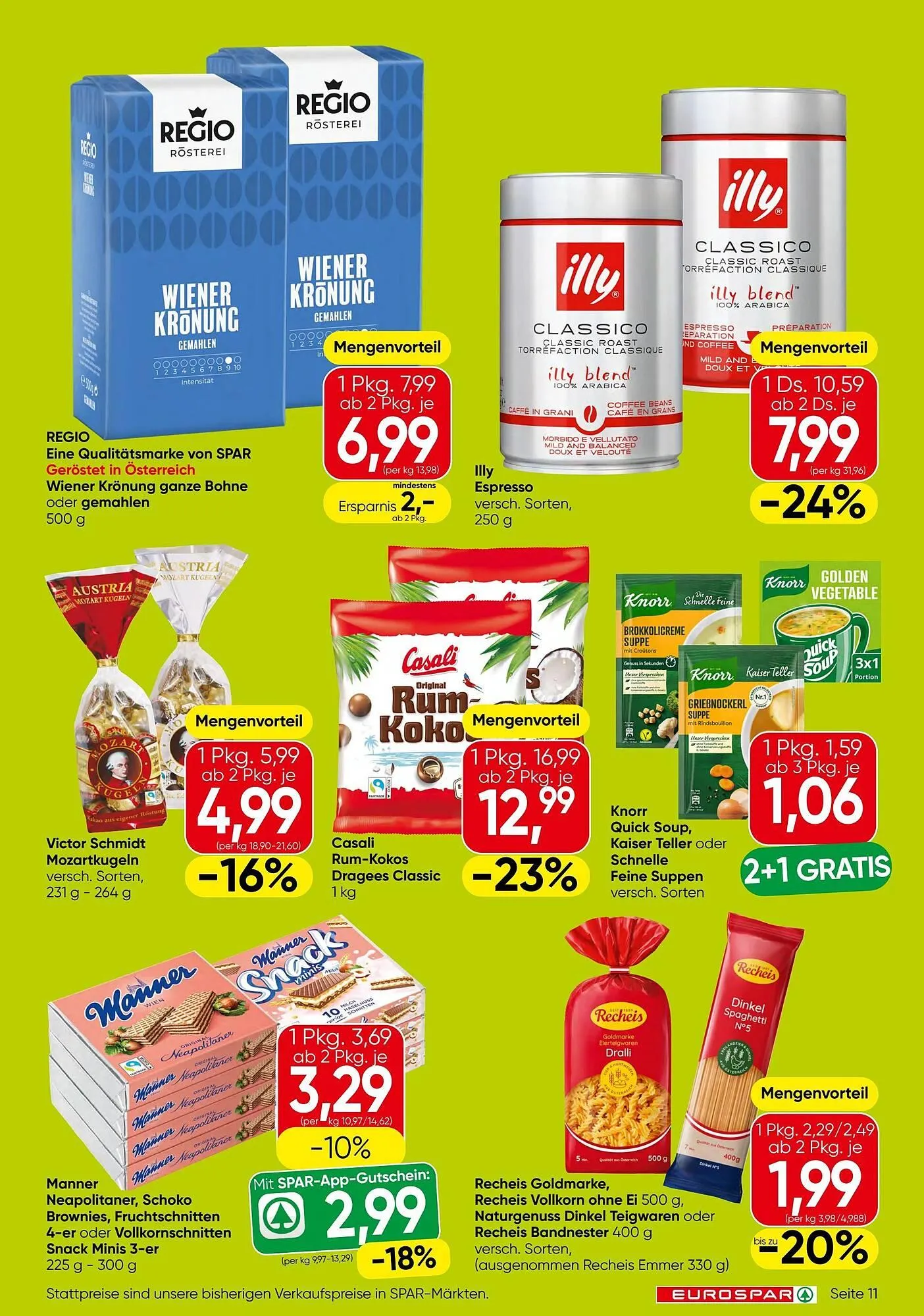 Eurospar Flugblatt von 2. Jänner bis 14. Jänner 2026 - Flugblätt seite  11