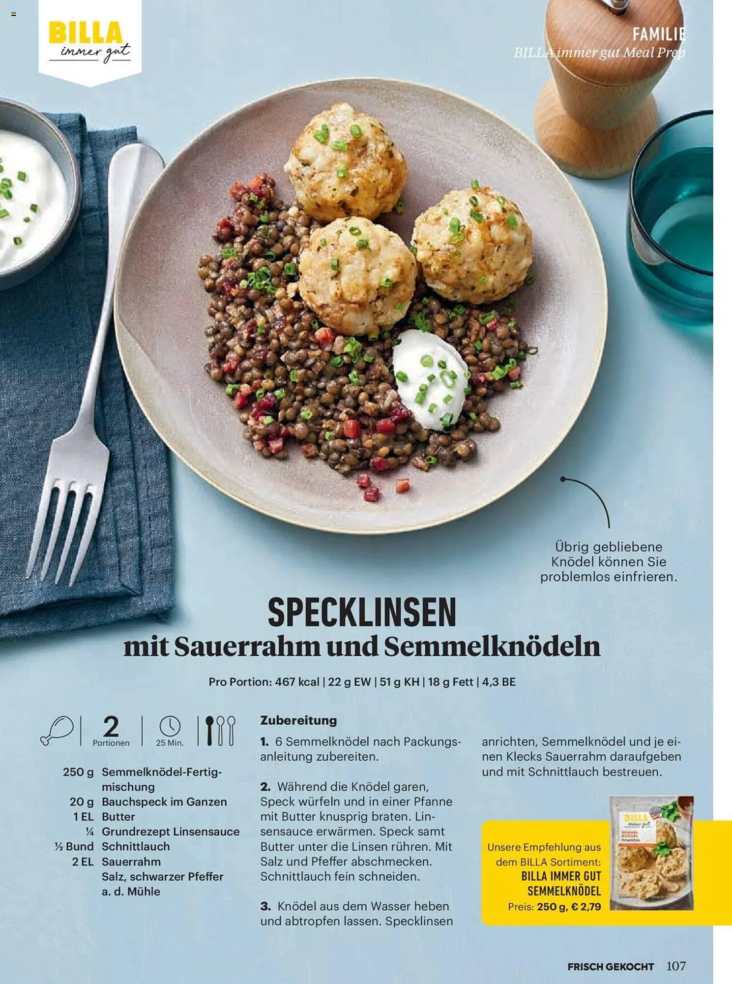 Billa Flugblatt von 1. Dezember bis 31. Dezember 2023 - Flugblätt seite 107