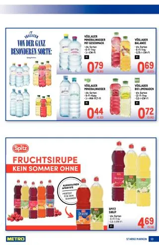 METRO Flugblatt Food von 23. Juli bis 5. August 2026 - Flugblätt seite  13