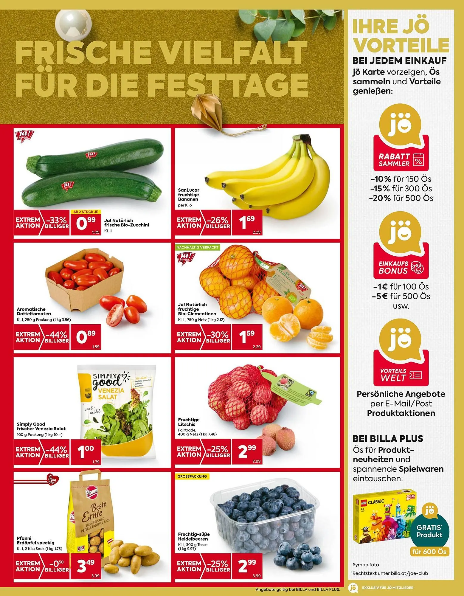 Billa Corso Flugblatt von 19. Dezember bis 24. Dezember 2024 - Flugblätt seite  3