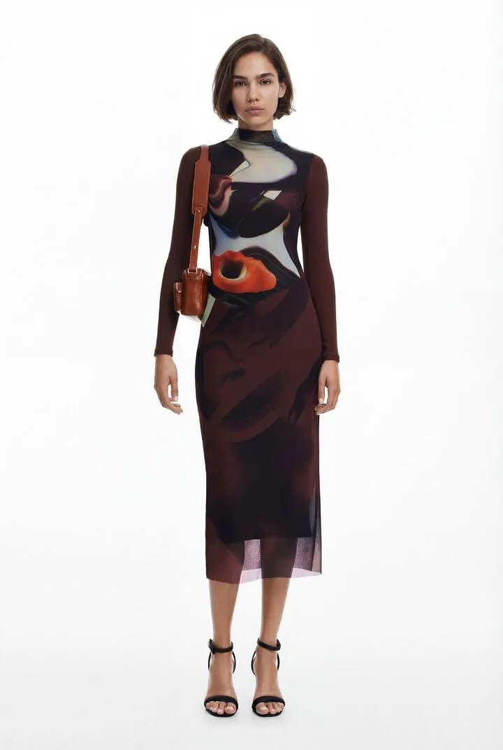 Multipositions-Midikleid