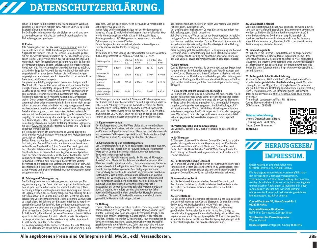 Conrad Angebote von 13. September bis 31. Dezember 2023 - Flugblätt seite 289