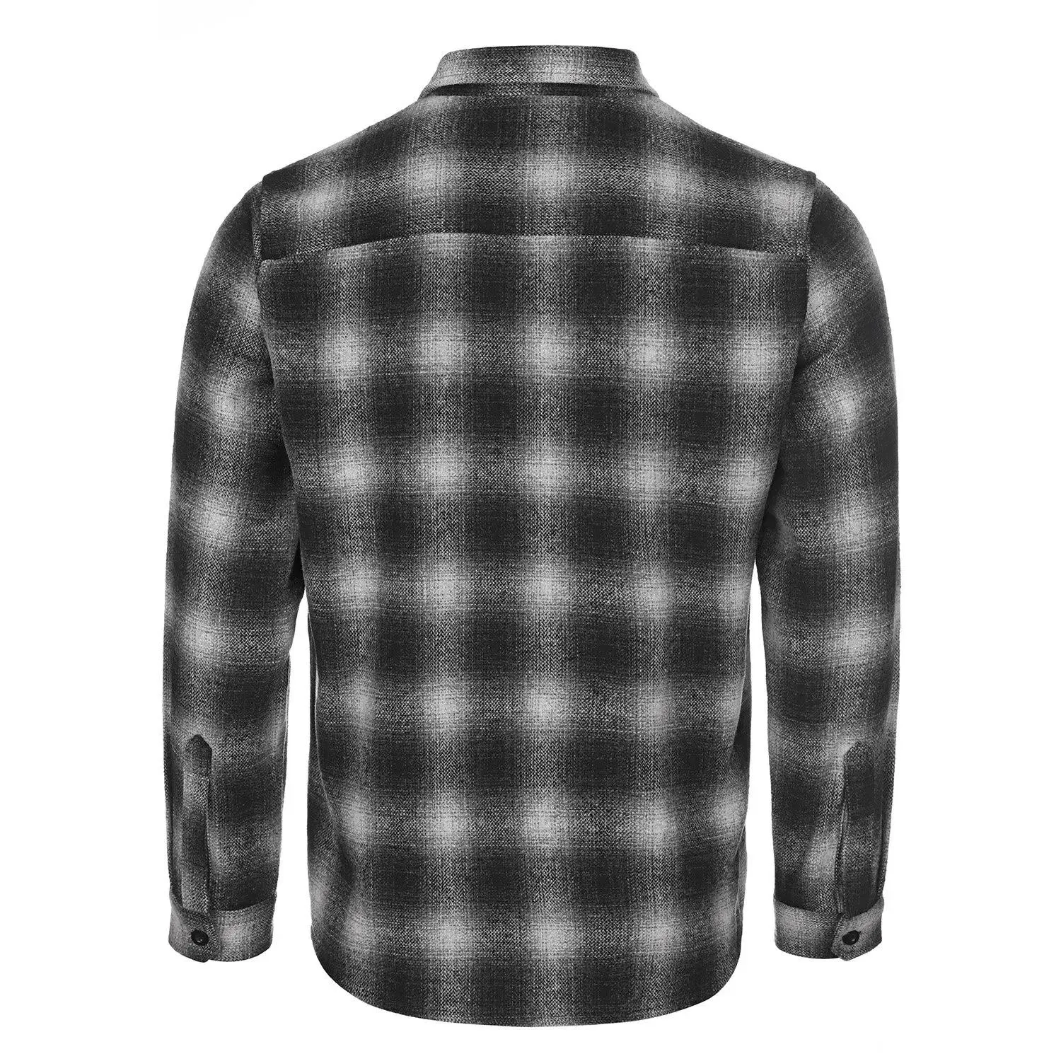 Flanellhemd “Karo”, Grau