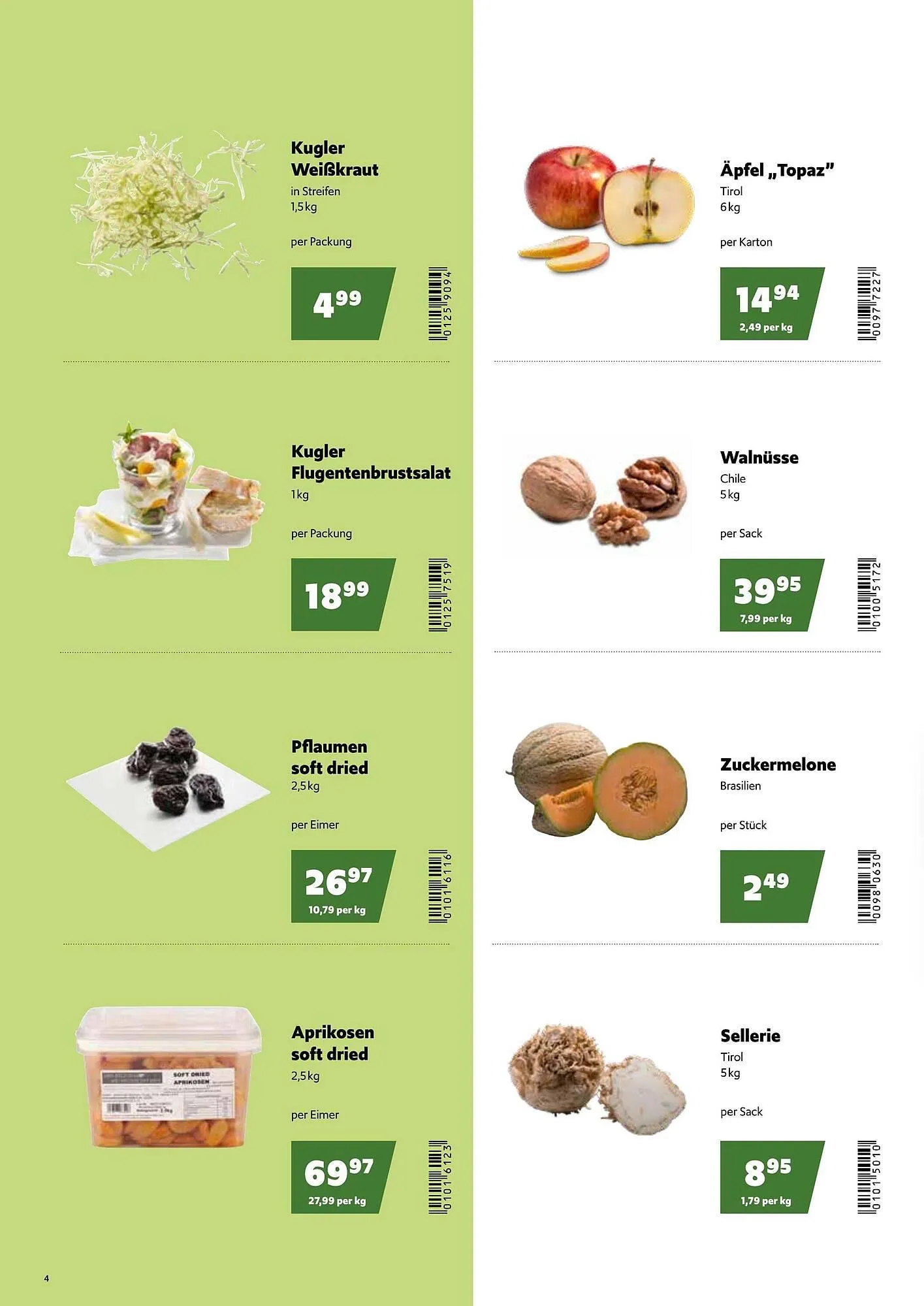 Eurogast Grissemann Flugblatt von 17. November bis 29. November 2025 - Flugblätt seite 4