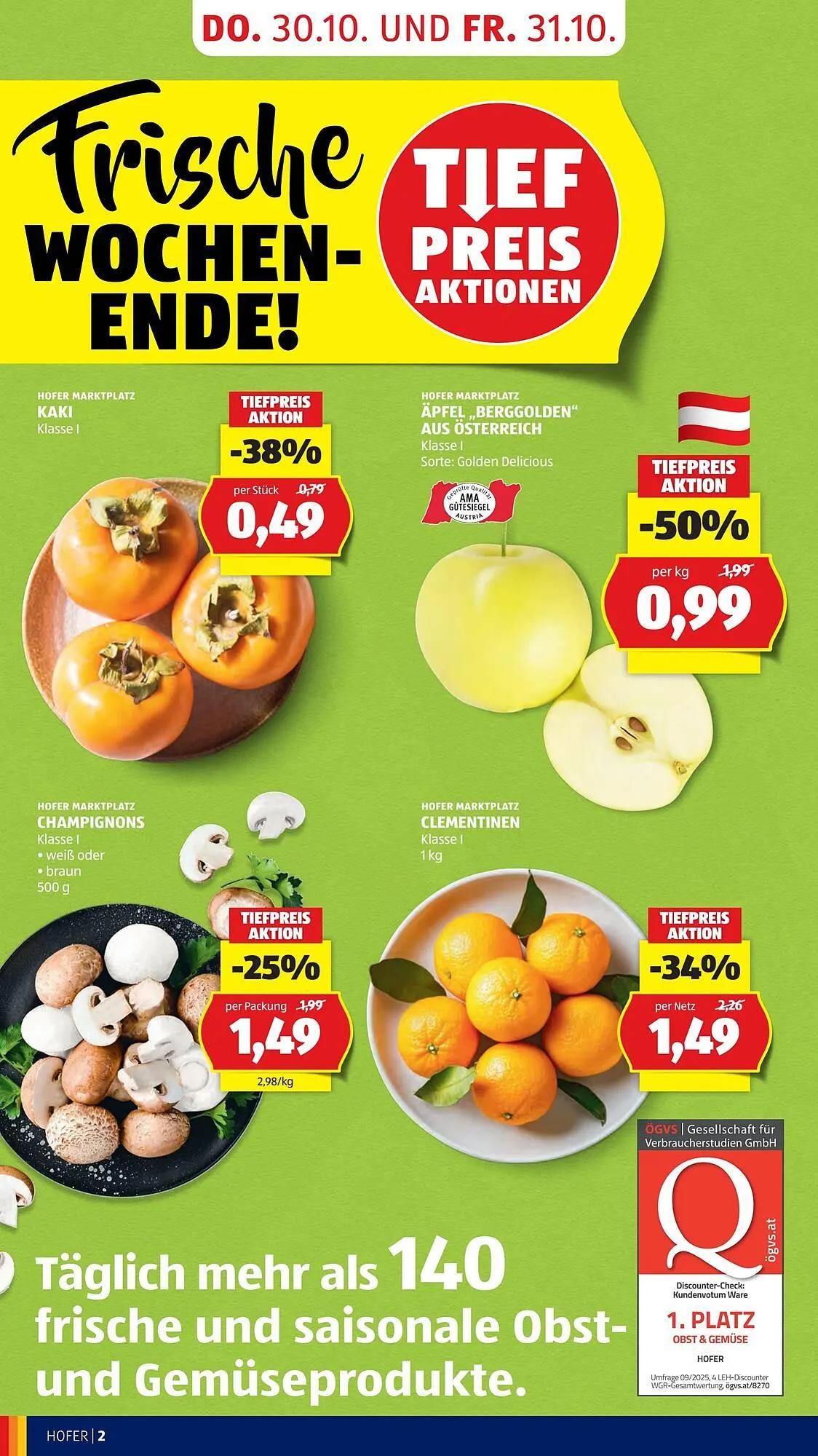 Hofer Flugblatt von 30. Oktober bis 6. November 2025 - Flugblätt seite 4
