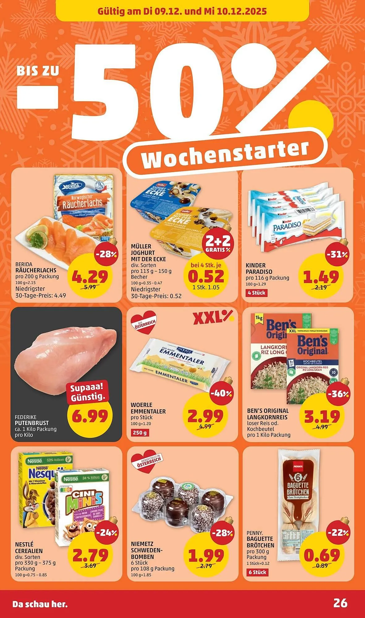 PENNY Flugblatt von 4. Dezember bis 10. Dezember 2025 - Flugblätt seite  26