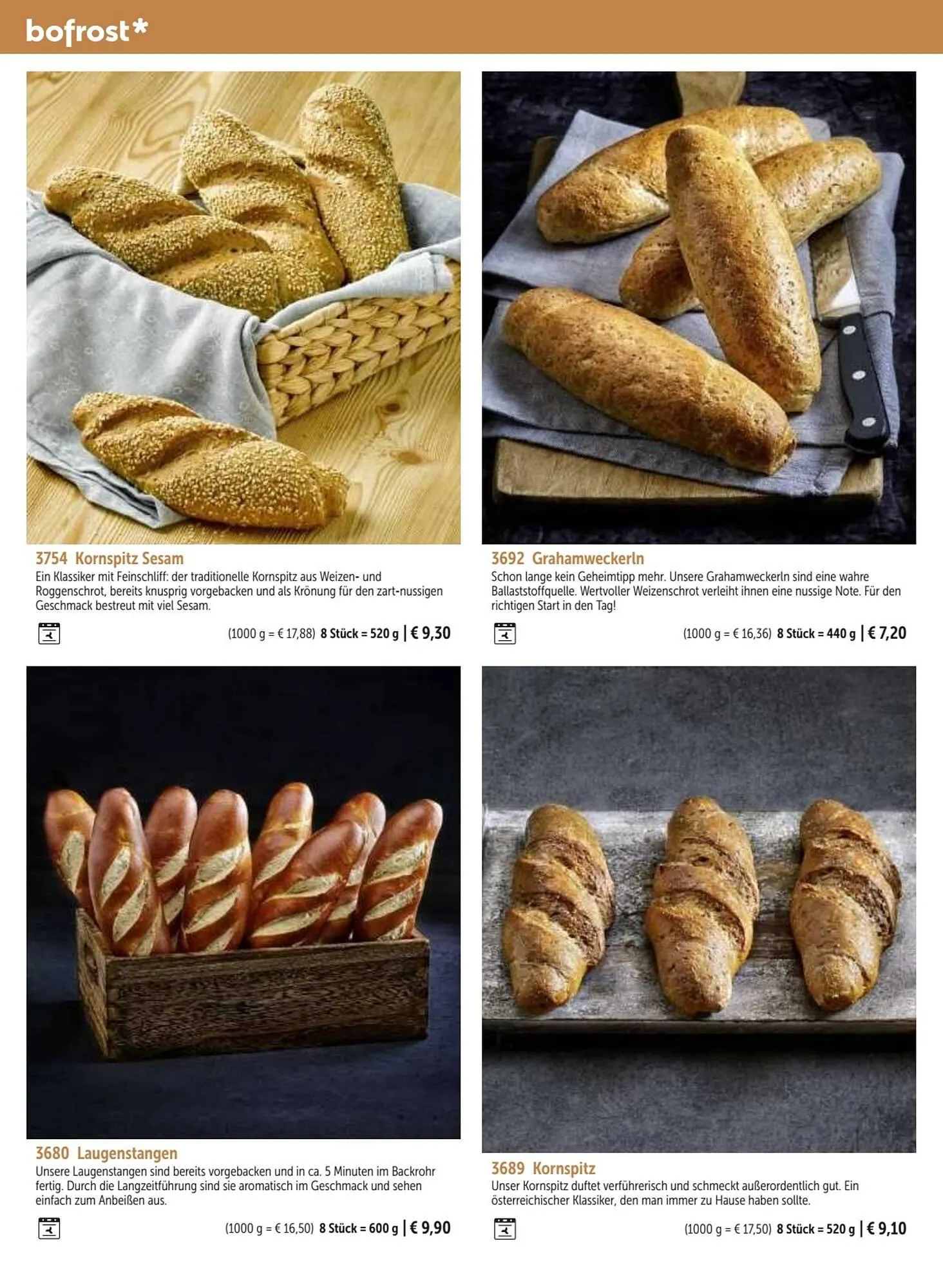 Bofrost Flugblatt von 25. September bis 29. Februar 2024 - Flugblätt seite  128