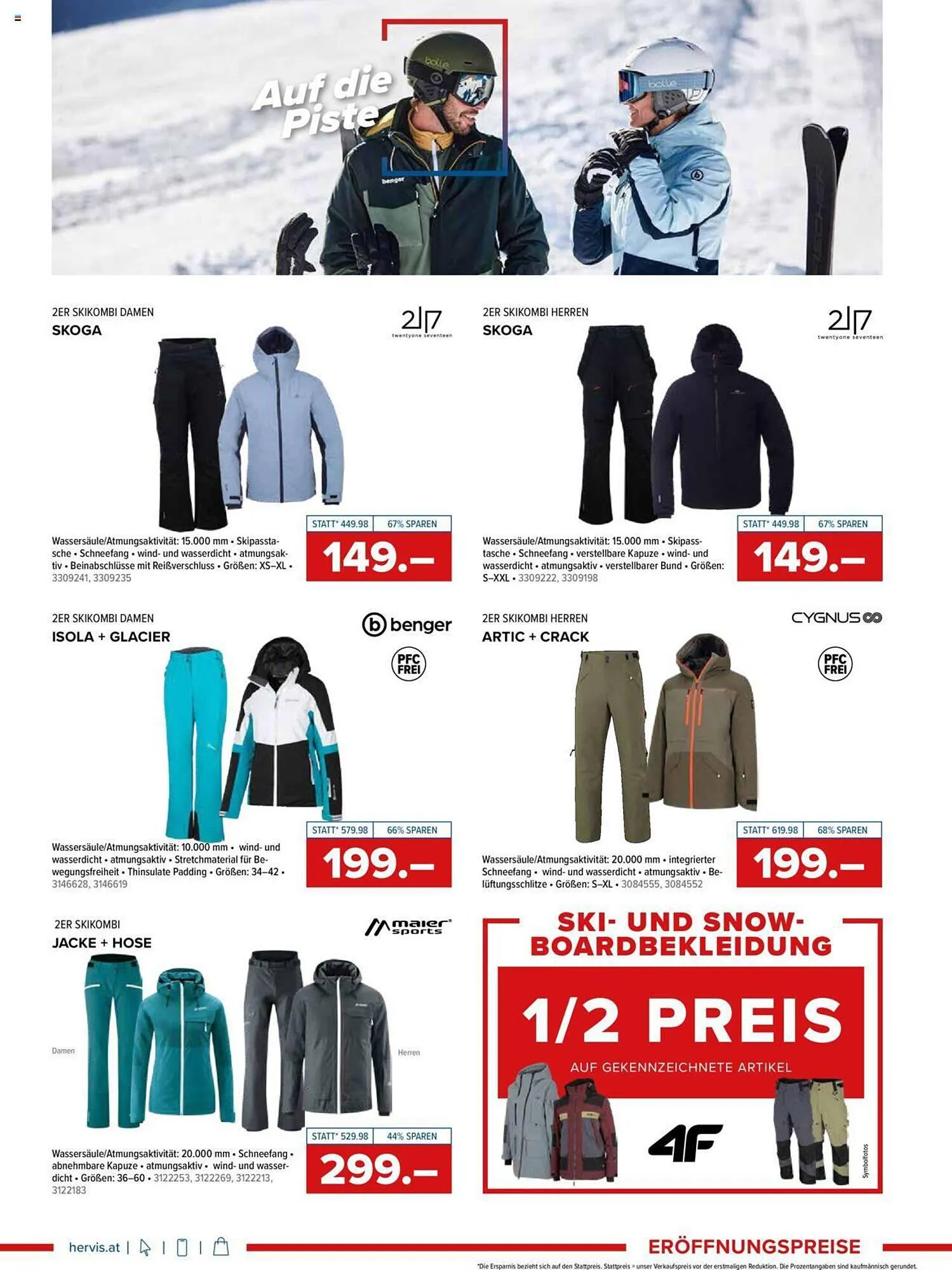 Hervis Flugblatt von 9. November bis 11. November 2023 - Flugblätt seite  8