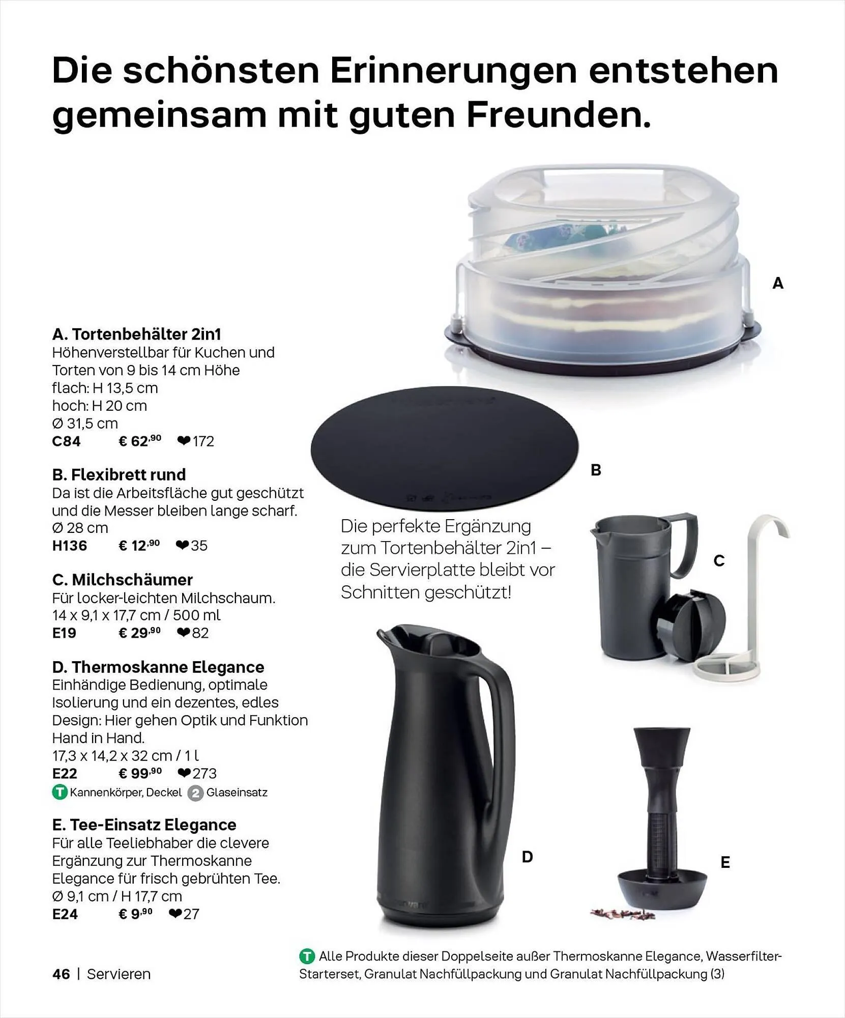 Tupperware Flugblatt von 1. September bis 29. Februar 2024 - Flugblätt seite  46