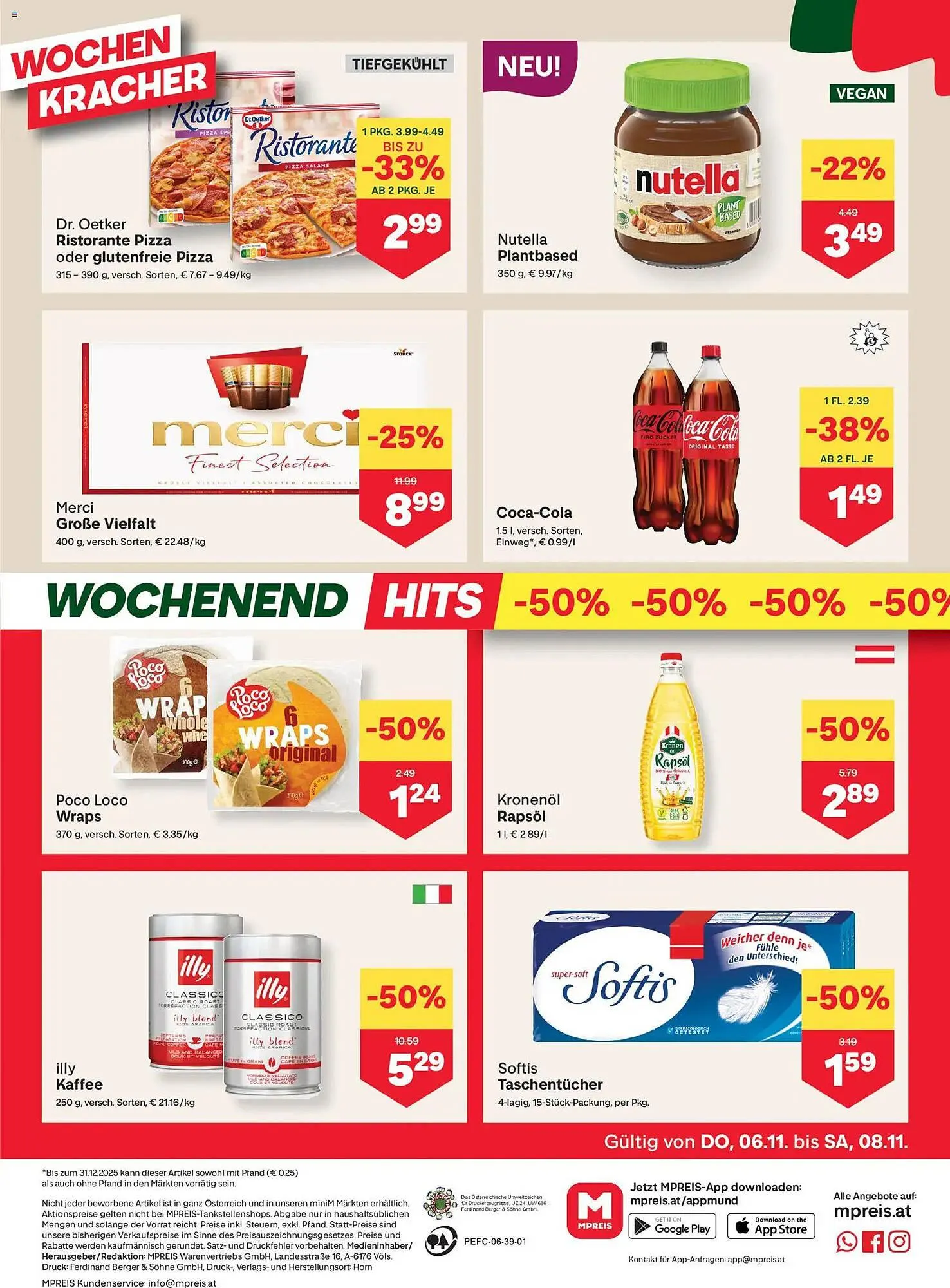 MPreis Flugblatt von 6. November bis 12. November 2025 - Flugblätt seite  12