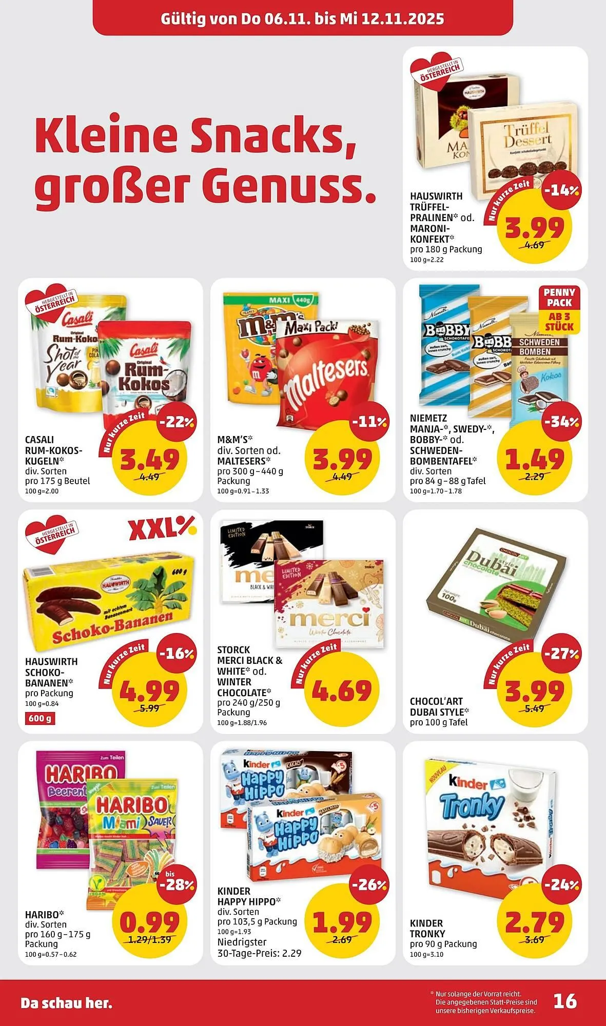 PENNY Flugblatt von 6. November bis 12. November 2025 - Flugblätt seite 16