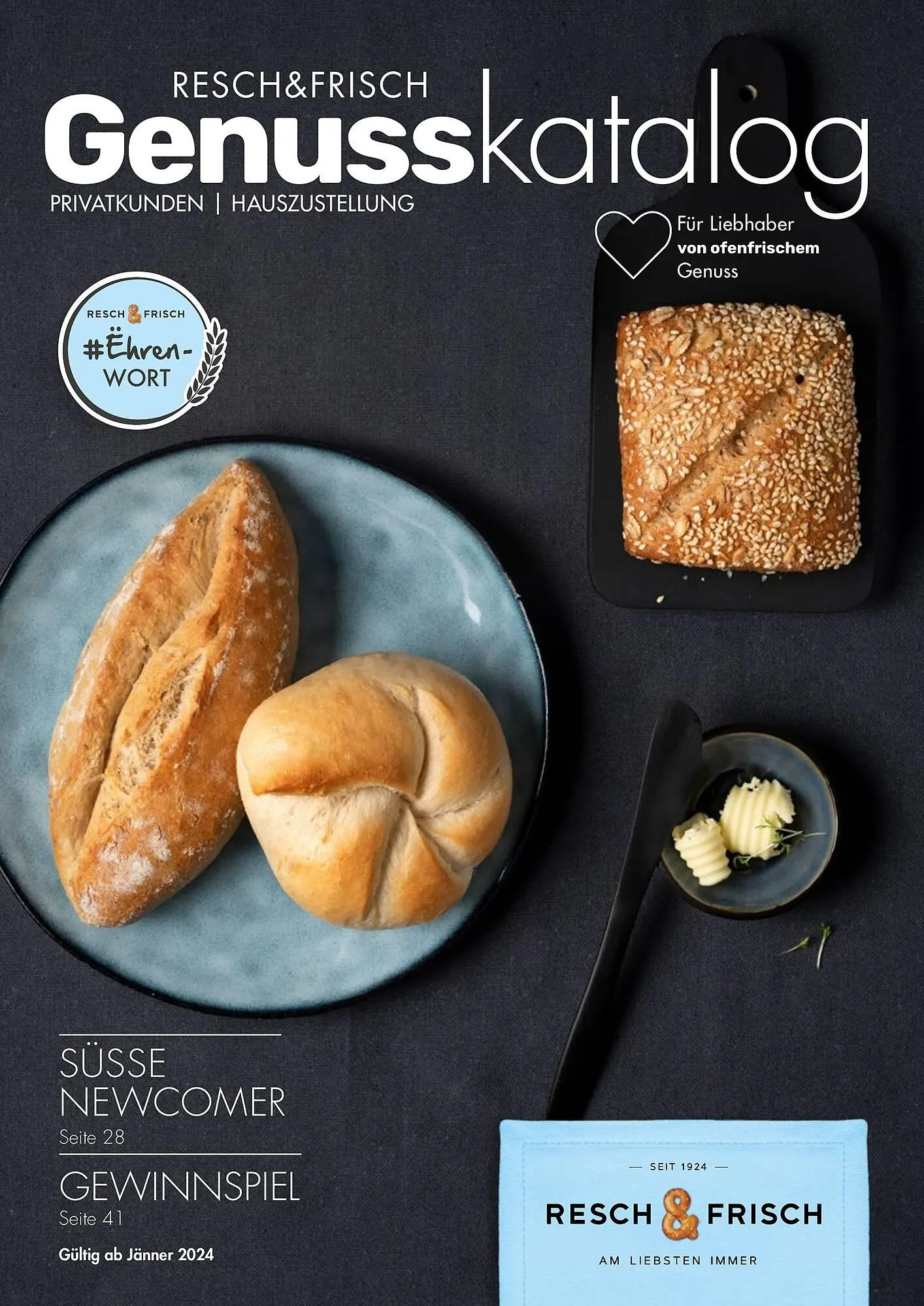 Resch & Frisch Flugblatt von 1. Jänner bis 31. Dezember 2024 - Flugblätt seite  1