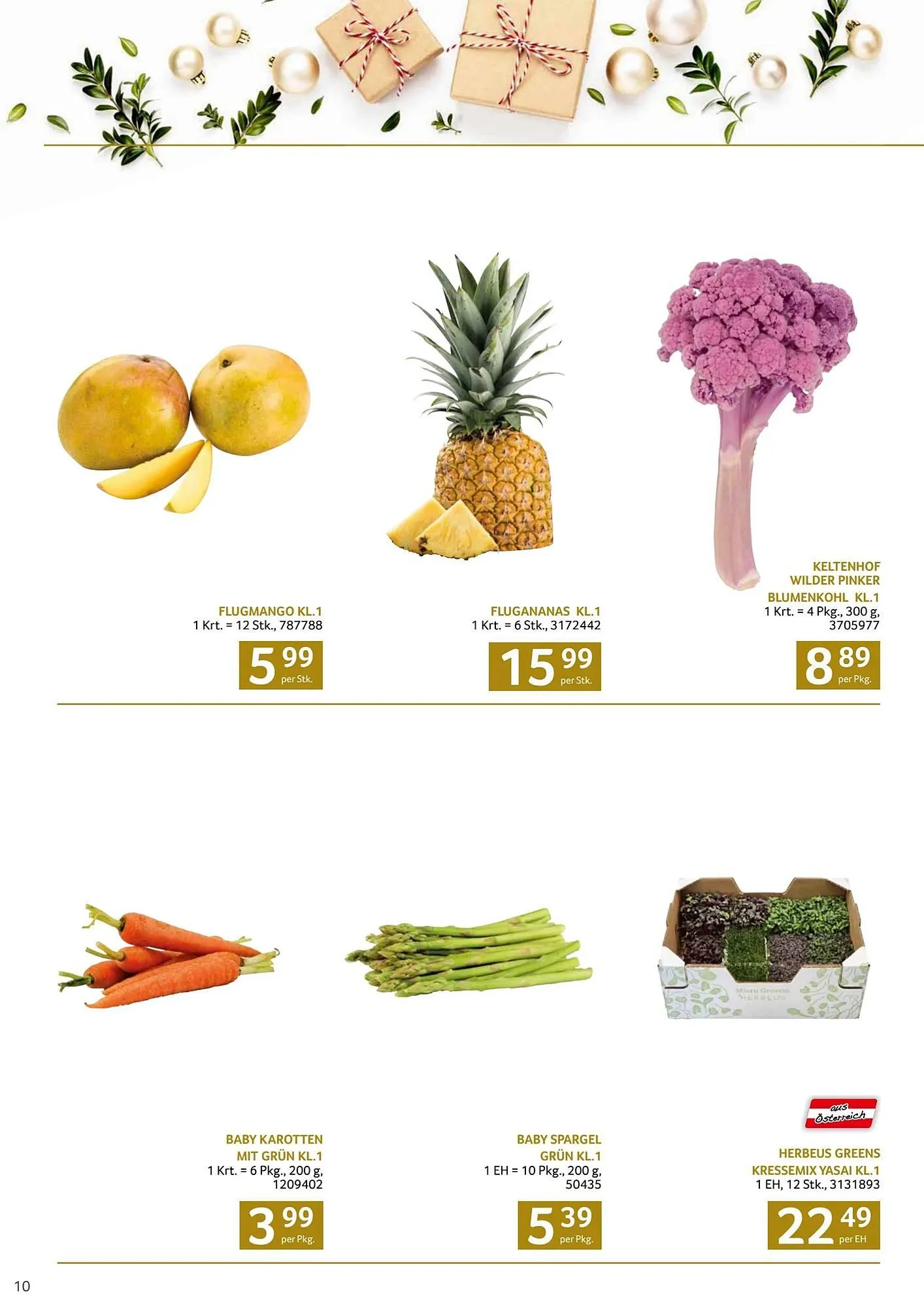 Transgourmet Flugblatt von 13. Oktober bis 24. Dezember 2025 - Flugblätt seite  10