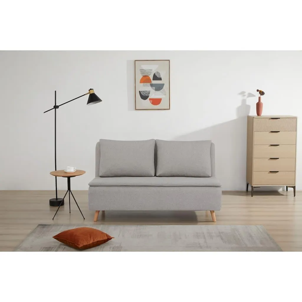 OTTO home 2-Sitzer »AINSLEY 140 cm - verstellbare Rückenlehne« Verstellbare Rückenlehne und Sofa mit Bettfunktion