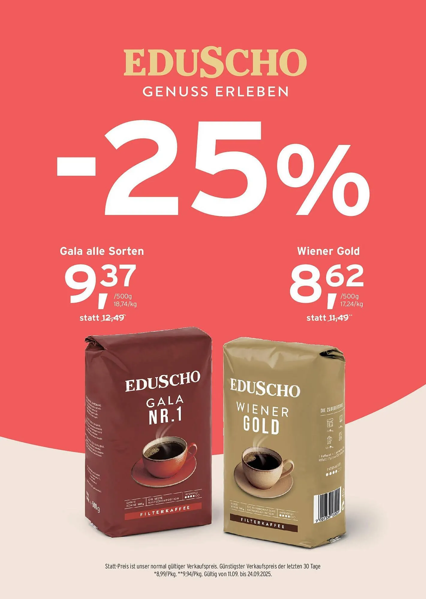 Tchibo Eduscho Flugblatt von 24. September bis 30. November 2025 - Flugblätt seite  18