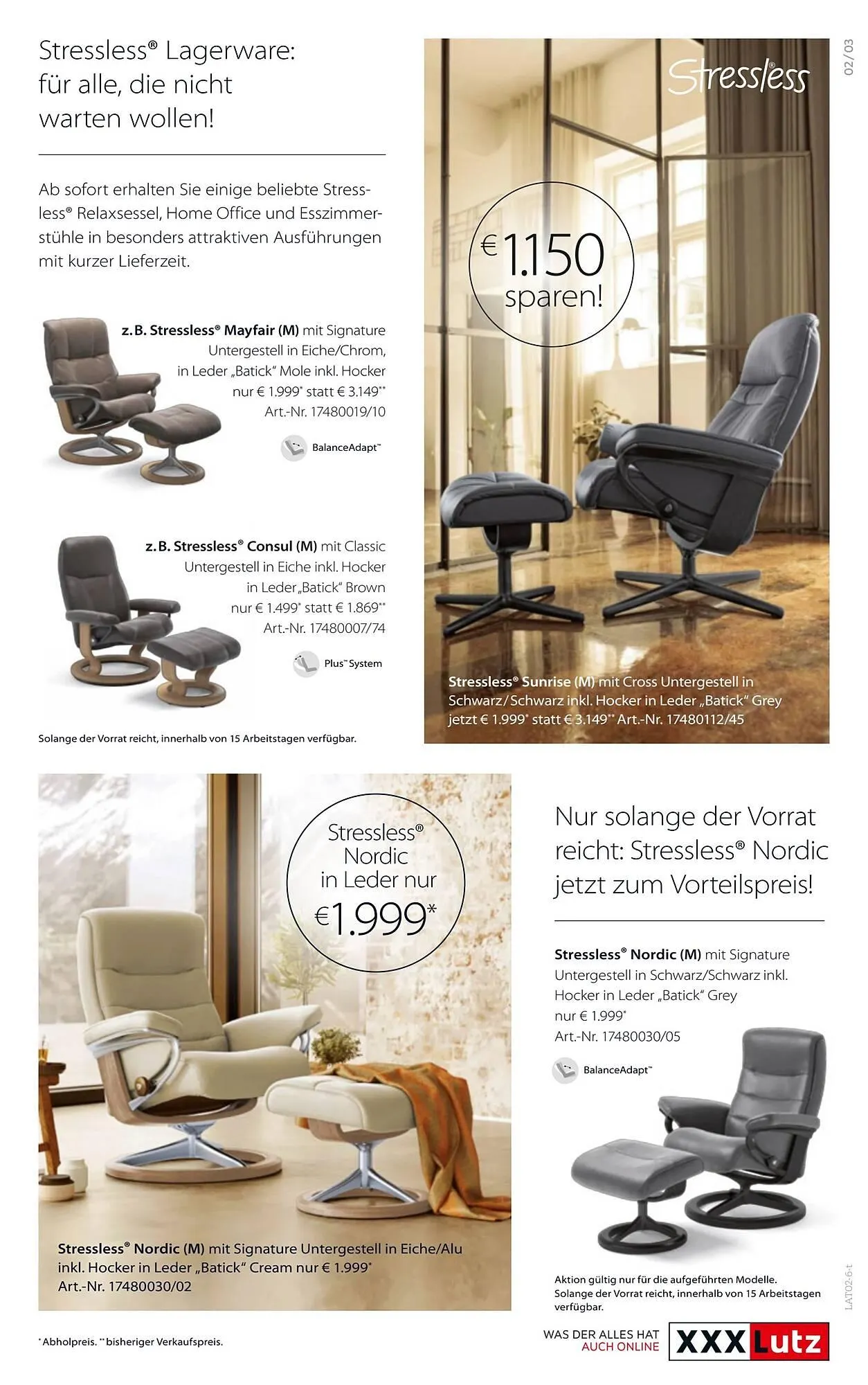 XXXLutz Prospekt von 27. Jänner bis 10. Februar 2026 - Flugblätt seite  3