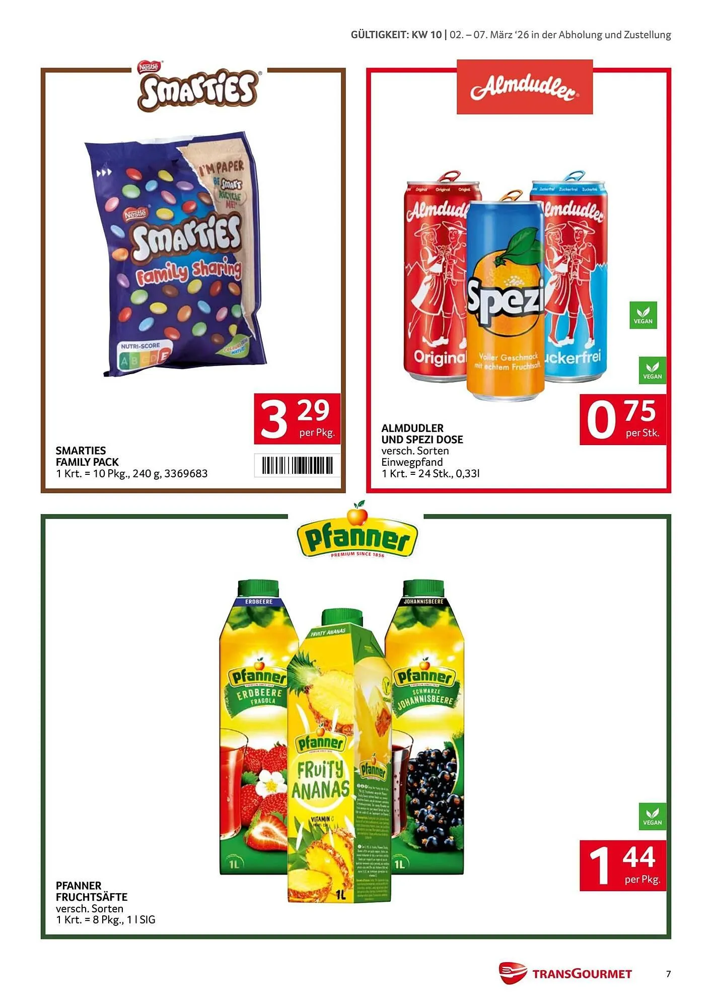 Transgourmet Flugblatt von 2. März bis 8. März 2026 - Flugblätt seite 7