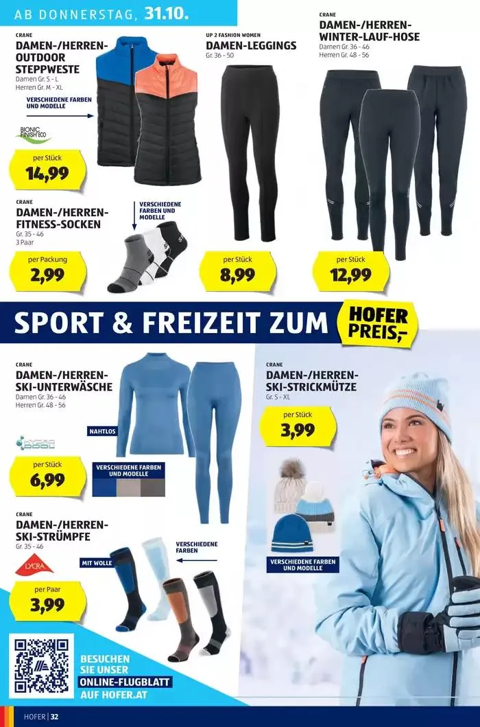 Blättern Sie online im HOFER Flugblatt von 23. Oktober bis 6. November 2024 - Flugblätt seite  36