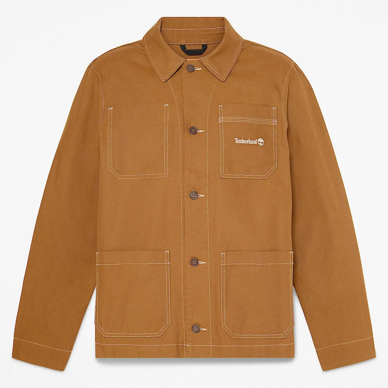 Chore Jacke aus Canvas in Dunkelgelb