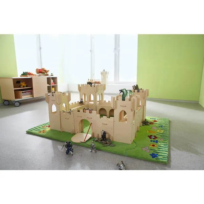 Spielhaus Ritterburg Holz, 10-teilig