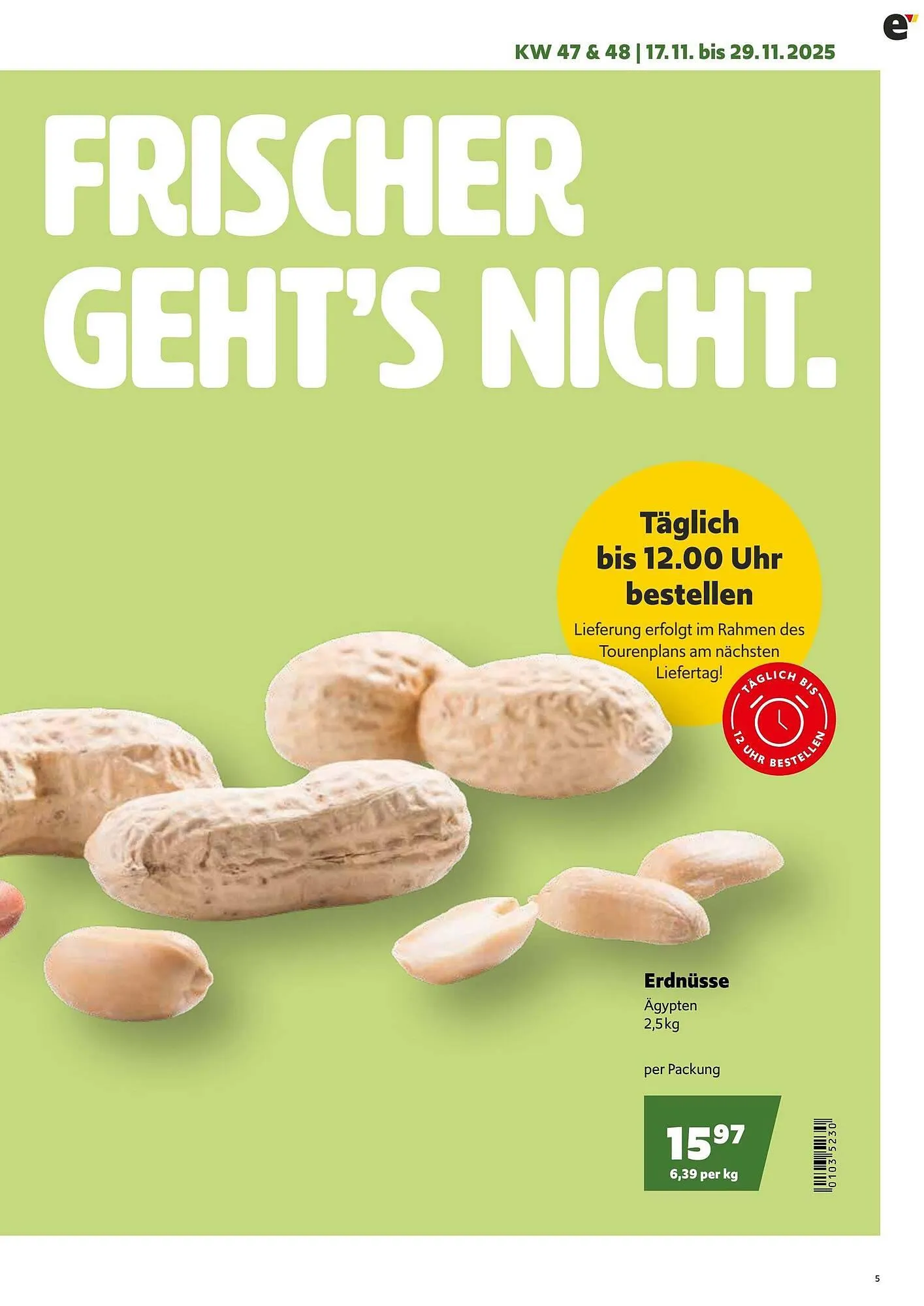 Eurogast Grissemann Flugblatt von 17. November bis 29. November 2025 - Flugblätt seite 5