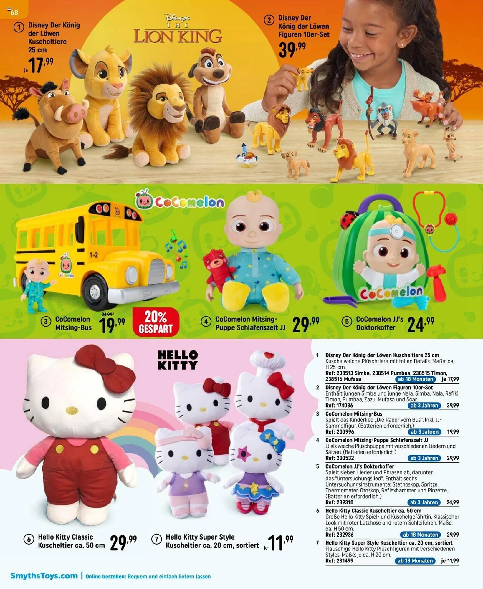 Smyths Toys Flugblatt von 25. September bis 13. Dezember 2024 - Flugblätt seite  68