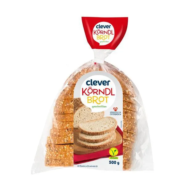 Clever Körndlbrot geschnitten