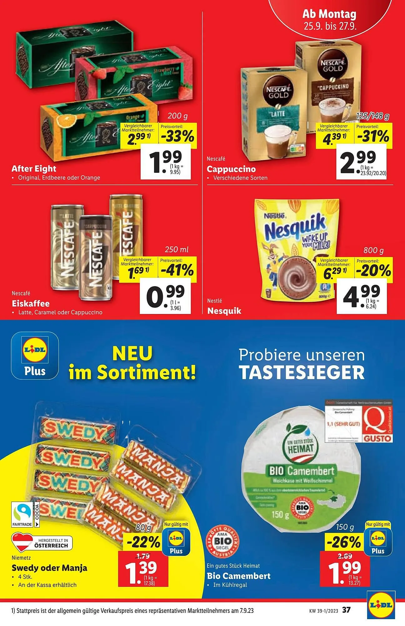 Lidl Flugblatt von 21. September bis 27. September 2023 - Flugblätt seite 39
